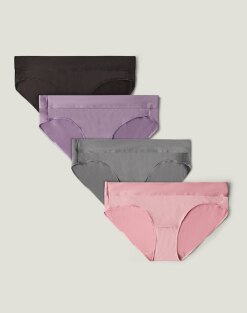 Hanes Smooth Microfiber Hipster Panty - Pack of 4