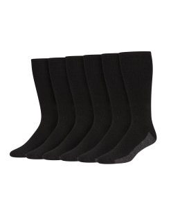 Hanes Men's Sport Cut Crew Socks Extended Size