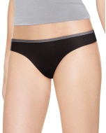 Hanes Women's Cotton Stretch Thong - Package of 4