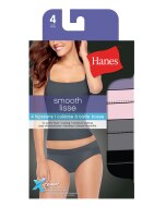 Hanes Culotte à la hanche en microfibre lisse  - paquet de 4