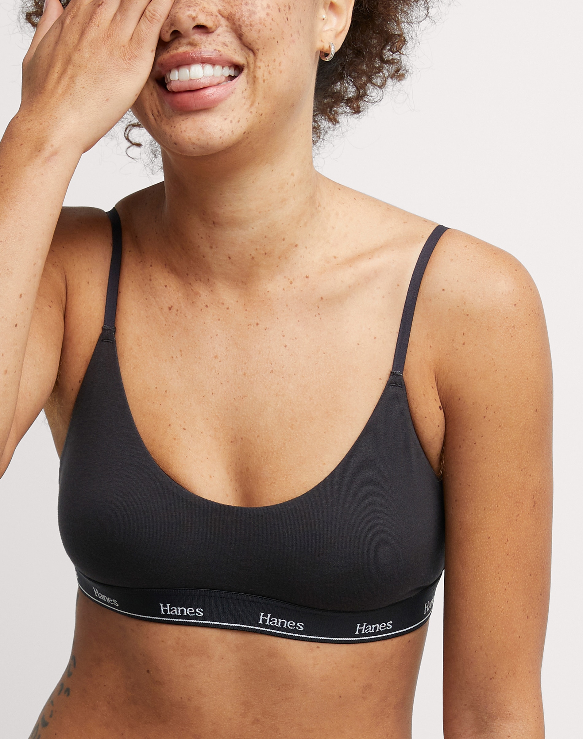 Hanes Originals String Crop Bra