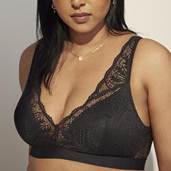 WonderBra Comfy Glam Scallop Lace Wireless Bralette