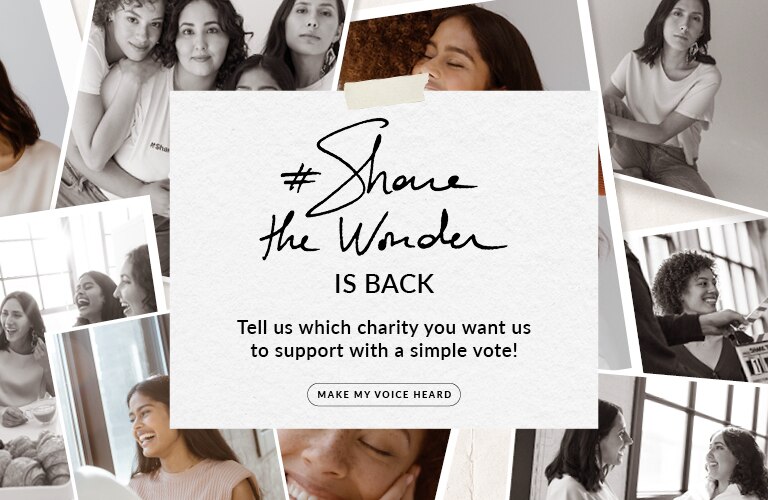 #SHARETHEWONDER IS BACK  Tell us which charity you want us to support with a simple vote!