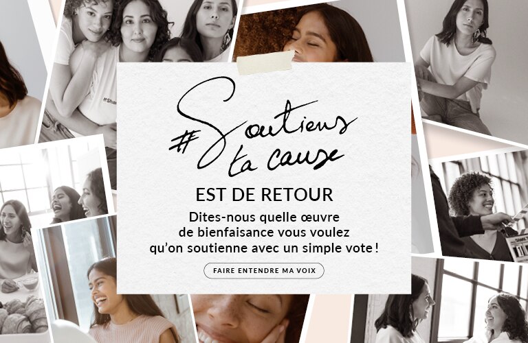 #SOUTIENSTACAUSE EST DE RETOUR  Dites-nous quelle œuvre de bienfaisance vous voulez qu’on soutienne avec un simple vote !