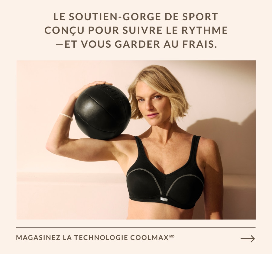 Tombez en amour avec le confort. Découvrez un soutien-gorge aussi agréable au toucher qu'à l'œil.